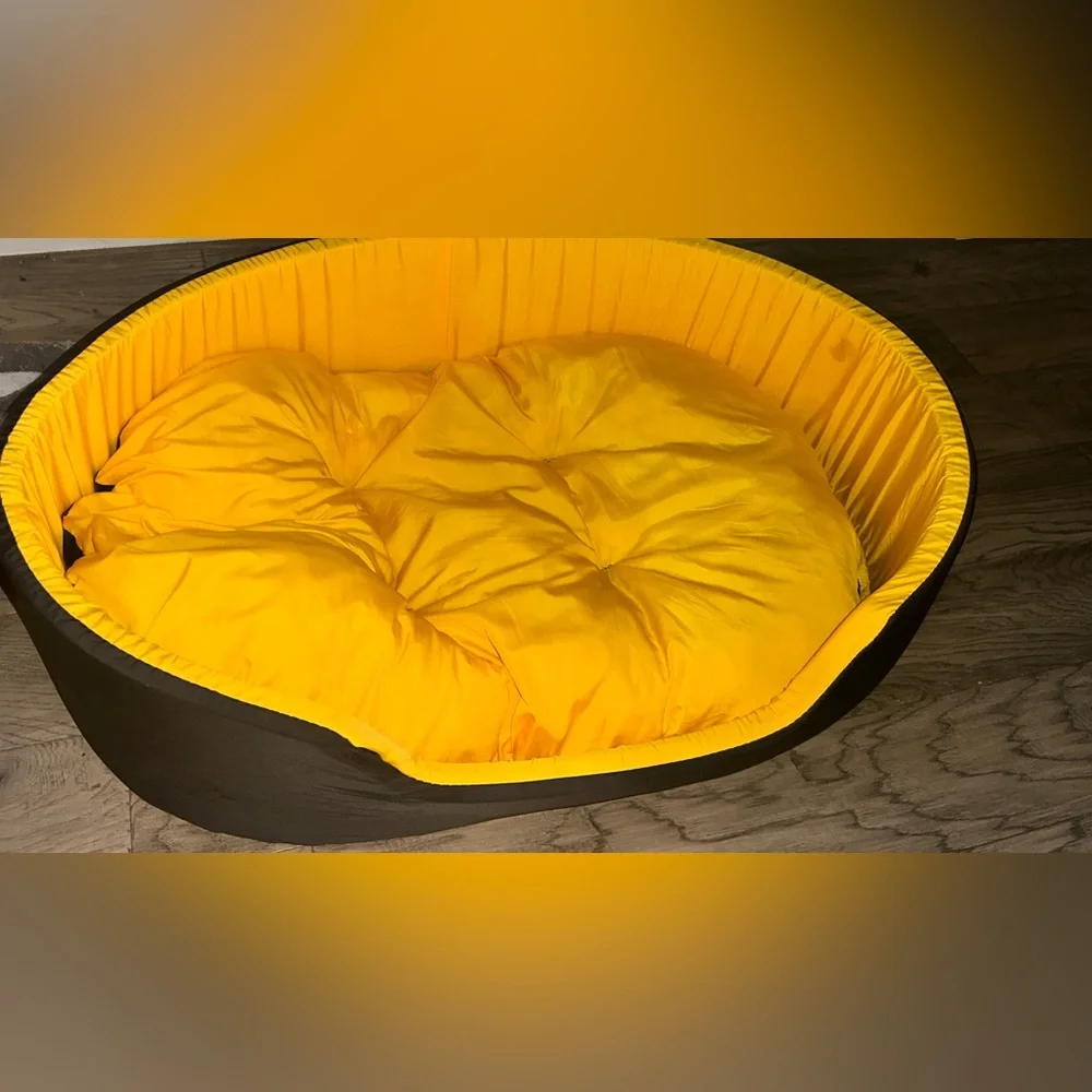 Cute dog bed: reversible: never used